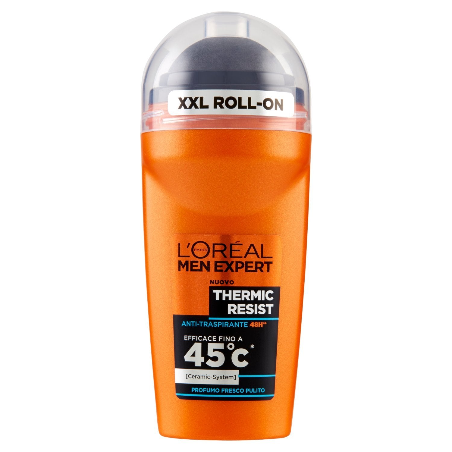 L’Oréal Paris Men Expert Carbon Protect roll-on bottle with thermic resistance for all-day freshness