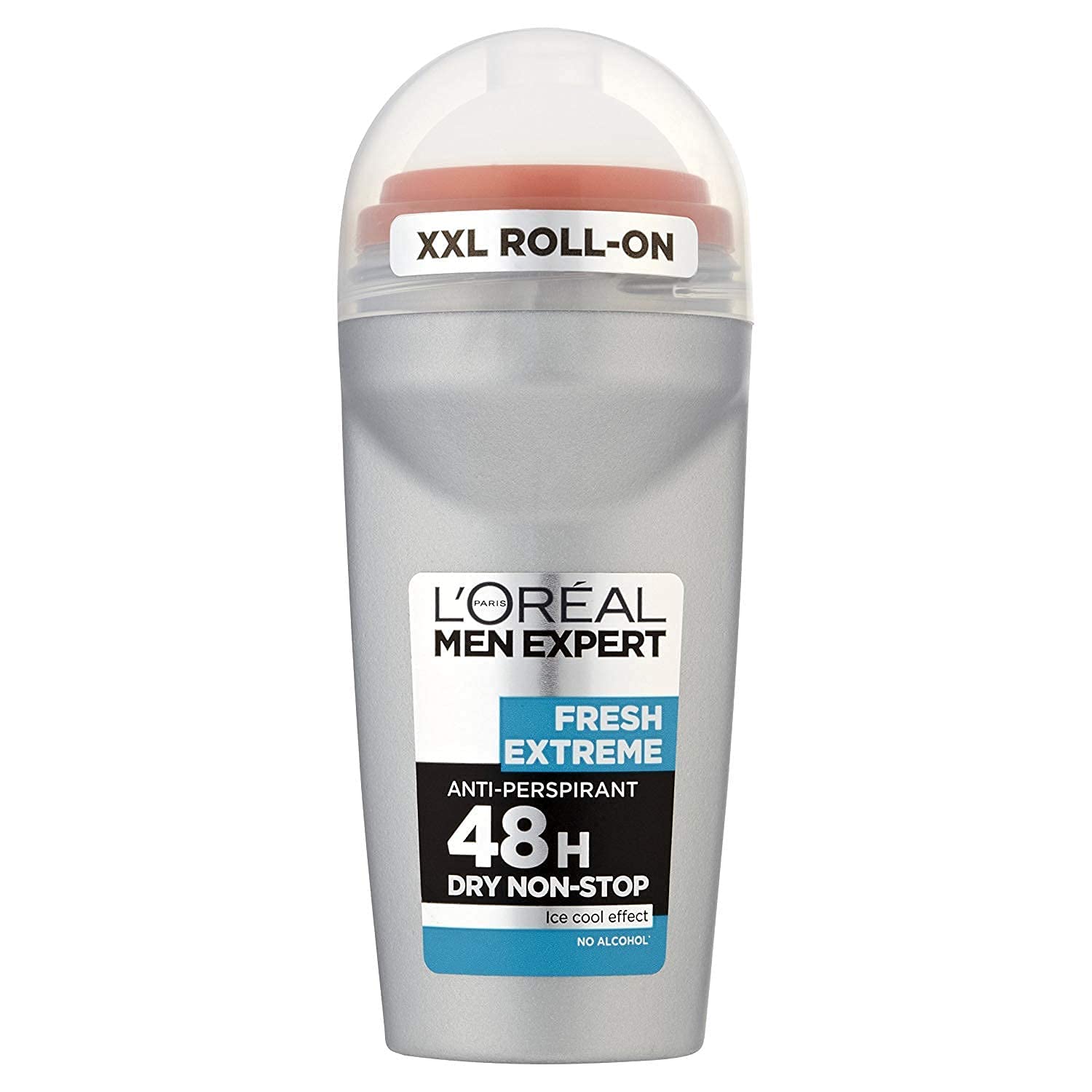 L'Oreal Paris Men Expert Fresh Extreme roll-on packshot with a compact 50ml bottle design.