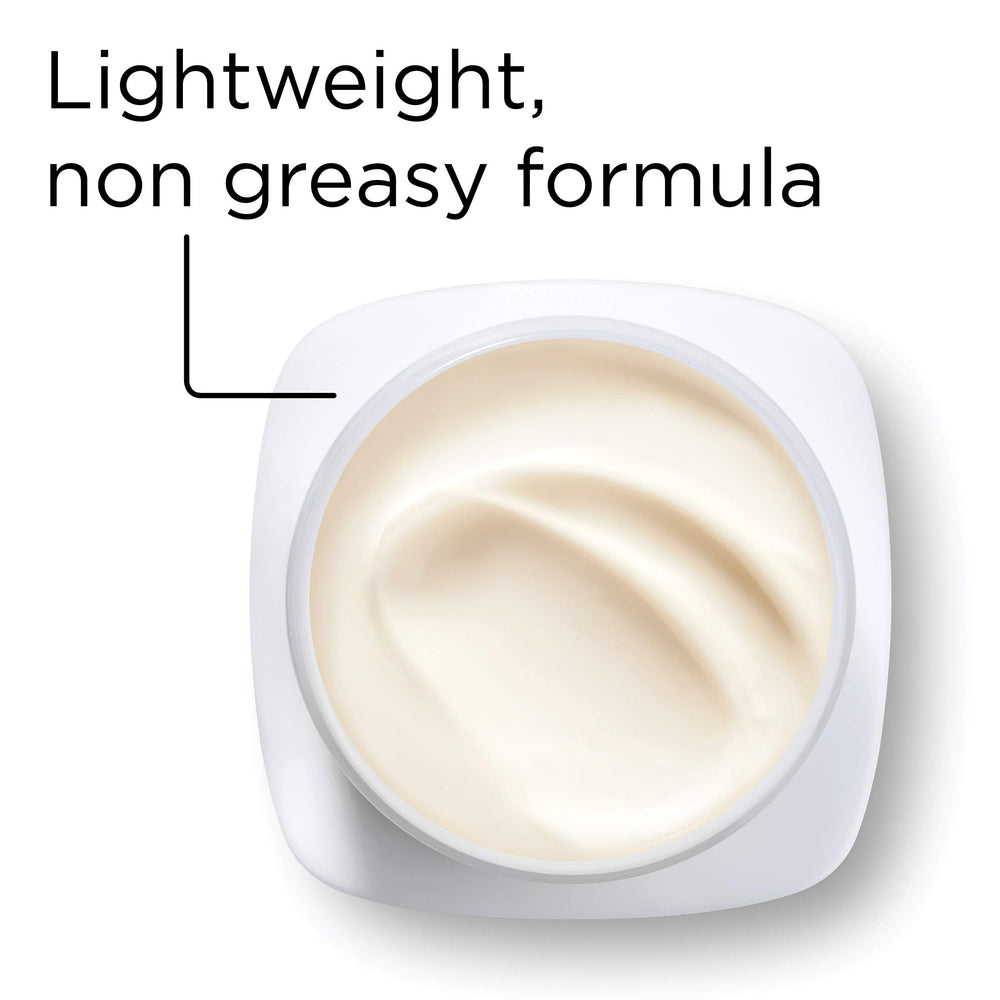 24-hour hydration impression on skin after applying Revitalift