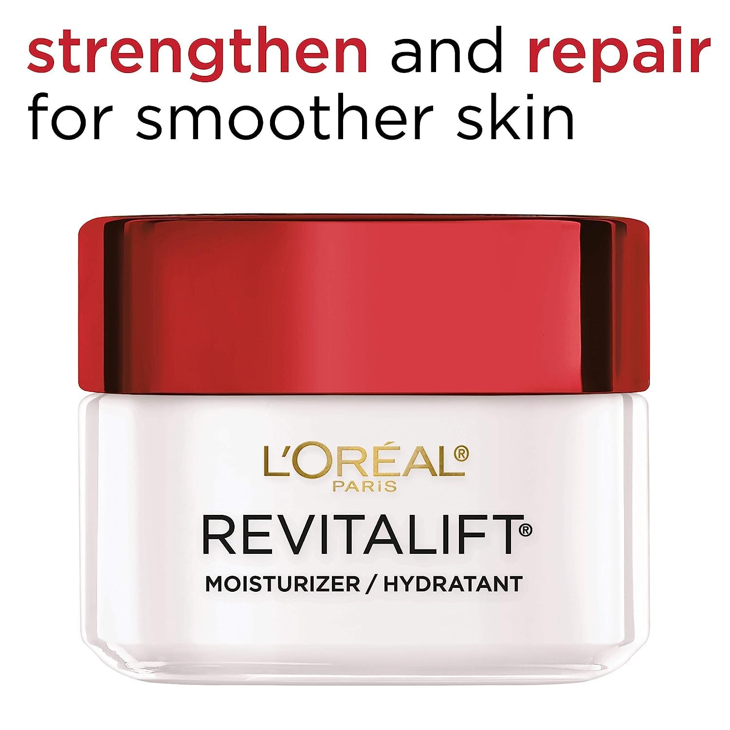 L’Oréal Paris Revitalift neck area application for targeted firming.