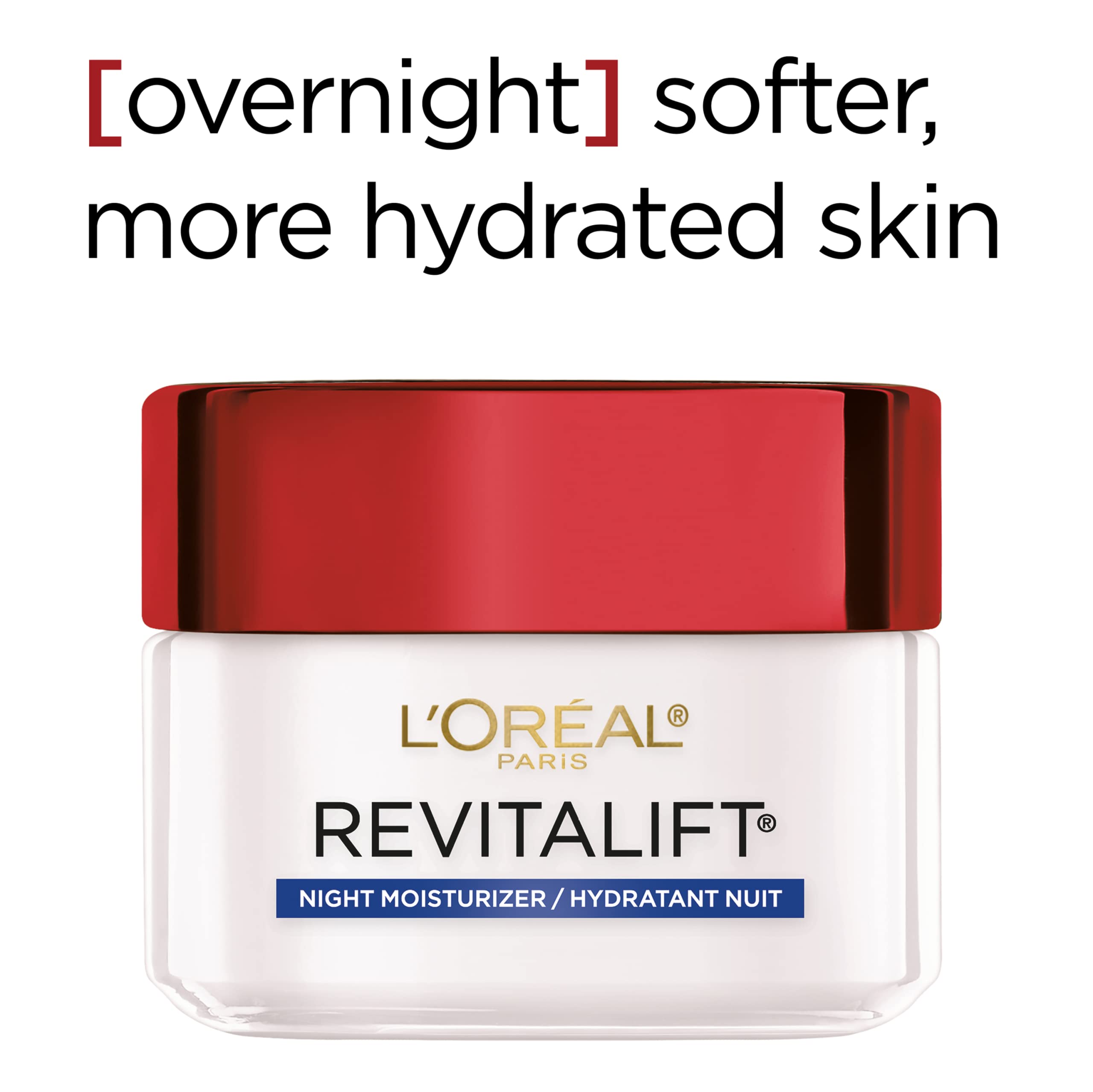 L'Oreal Paris Revitalift application steps image guides nightly skincare routine