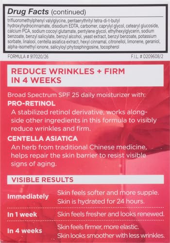 Revitalift SPF25 packaging image emphasizing protection and convenience