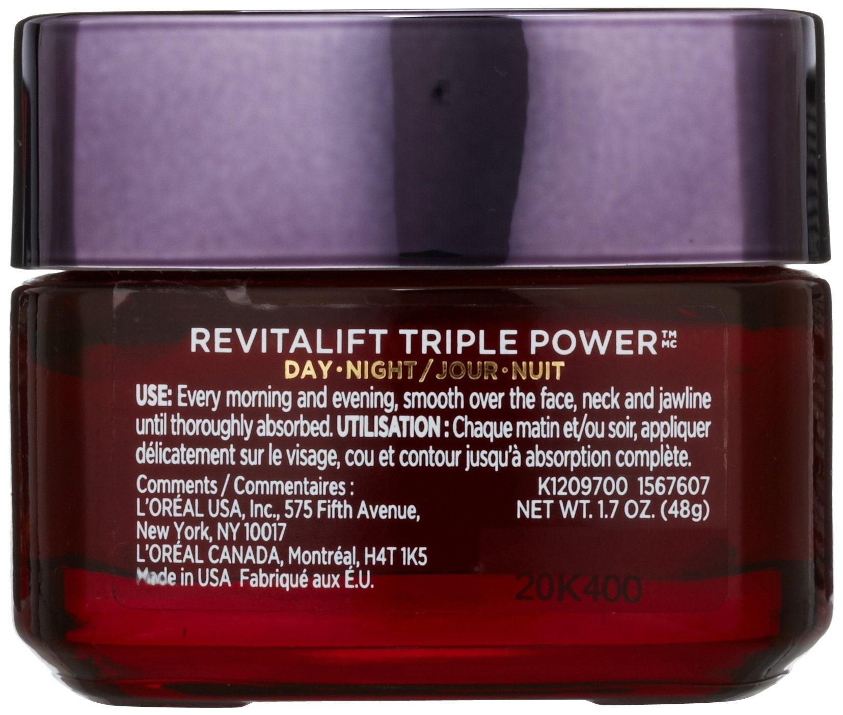 L'Oreal Paris RevitaLift Triple Power hyaluronic acid detail highlighting deep hydration.
