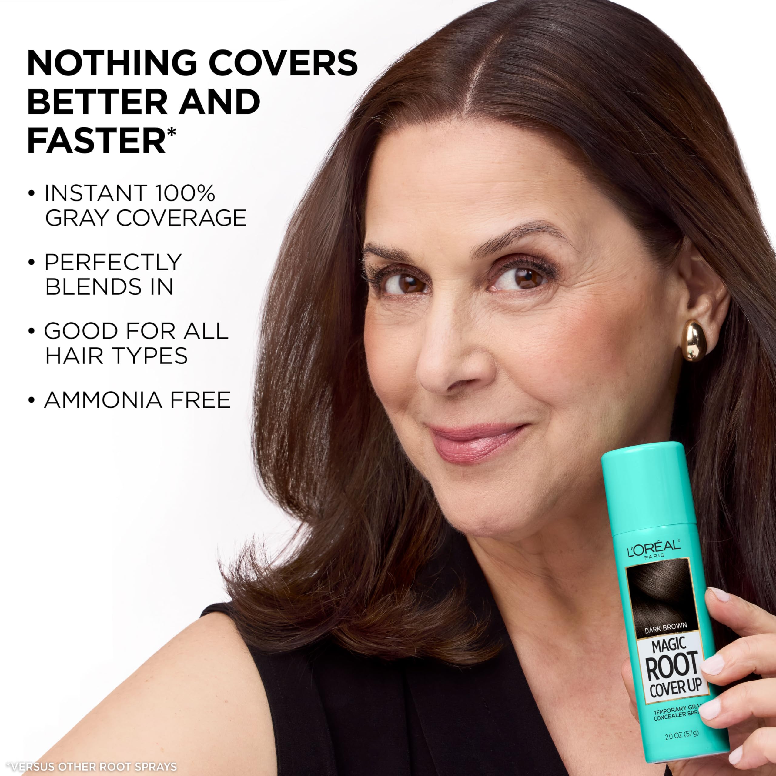 Eight-shade shade-match palette for L'Oreal Paris root cover up
