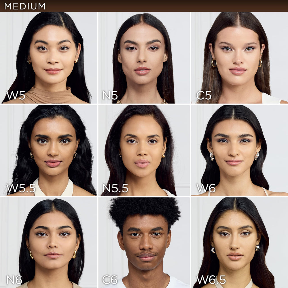 L'Oreal Paris True Match application blend shows natural finish.