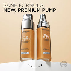L'Oreal Paris True Match application demo shows easy blending.