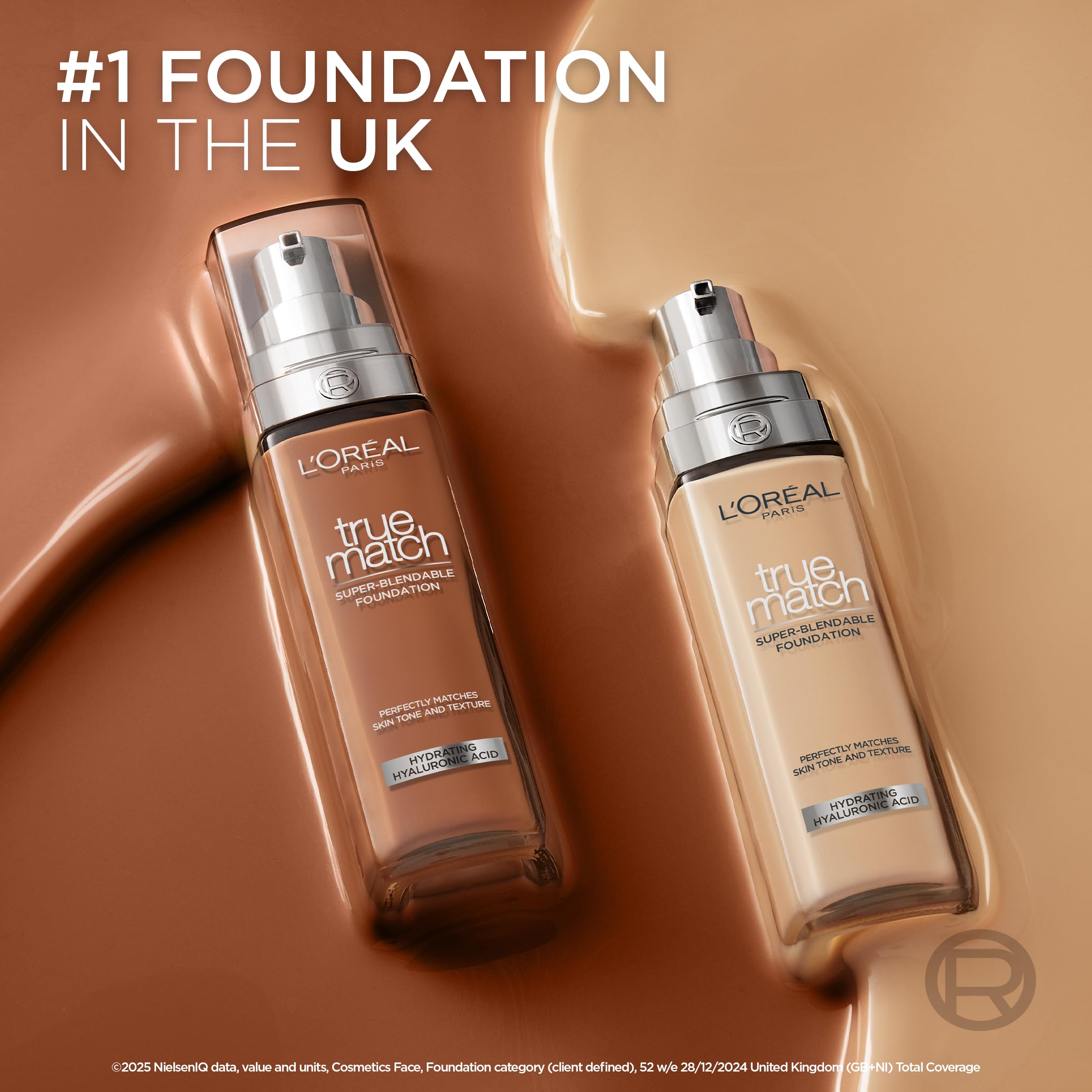 L'Oreal Paris True Match pump top enables precise, controlled application.