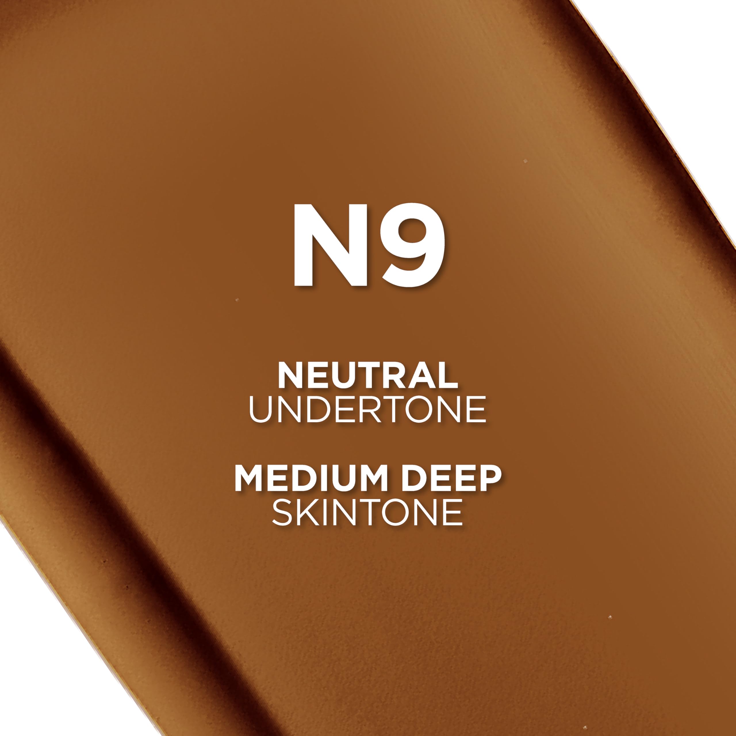 True Match medium-coverage foundation provides a natural finish