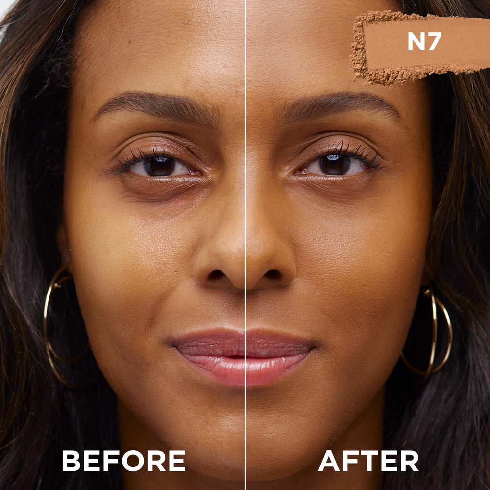 L’Oréal Paris True Match powder shows buildable coverage for a natural look.