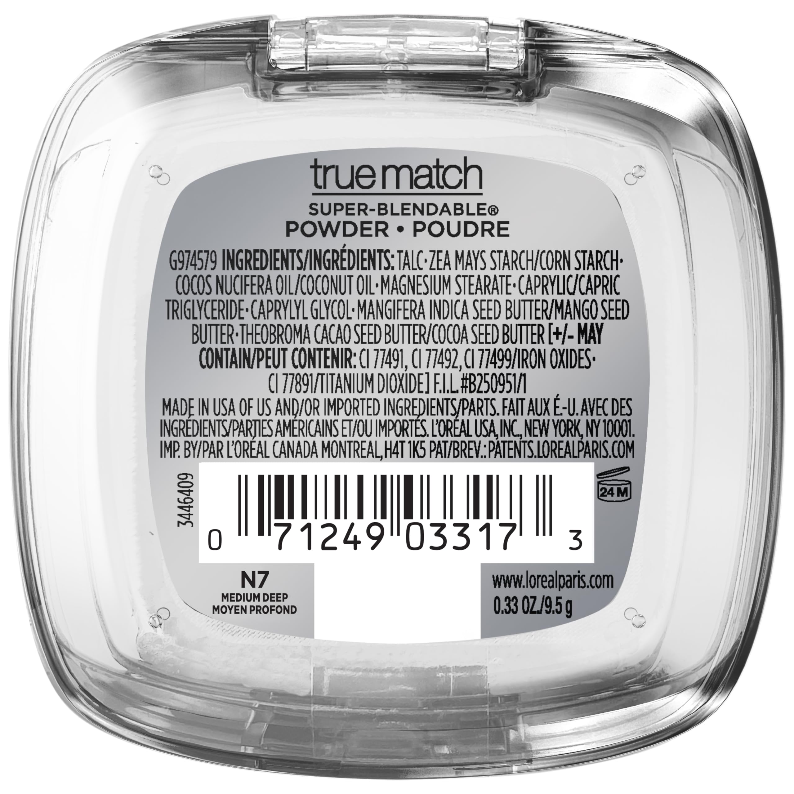 L’Oréal Paris True Match powder packaging may vary, but performance remains consistent.
