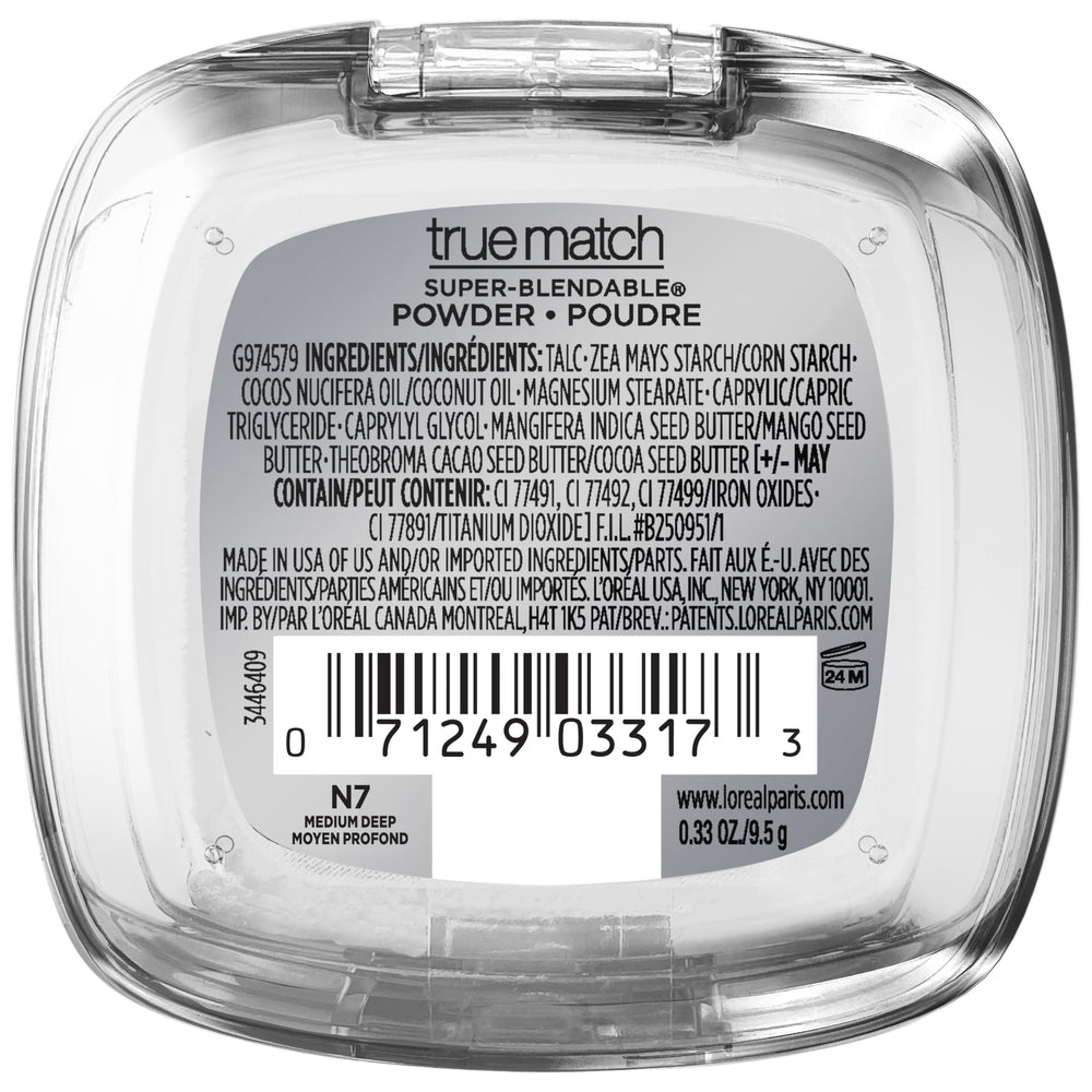 L’Oréal Paris True Match powder packaging may vary, but performance remains consistent.