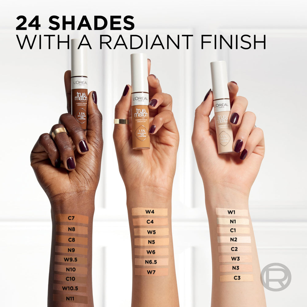 L'Oréal Paris True Match Radiant Serum Concealer with 1.5% hyaluronic acid for hydration