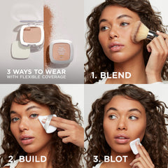 L'Oreal Paris True Match texture lightweight delivers a comfortable, breathable powder finish