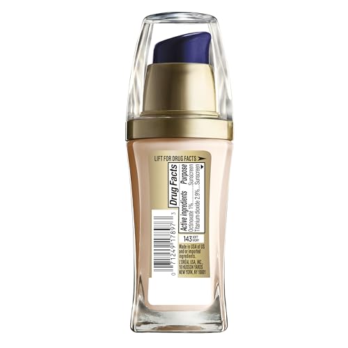 L’Oréal Paris Visible Lift Serum Absolute Foundation applied for even tone and hydration