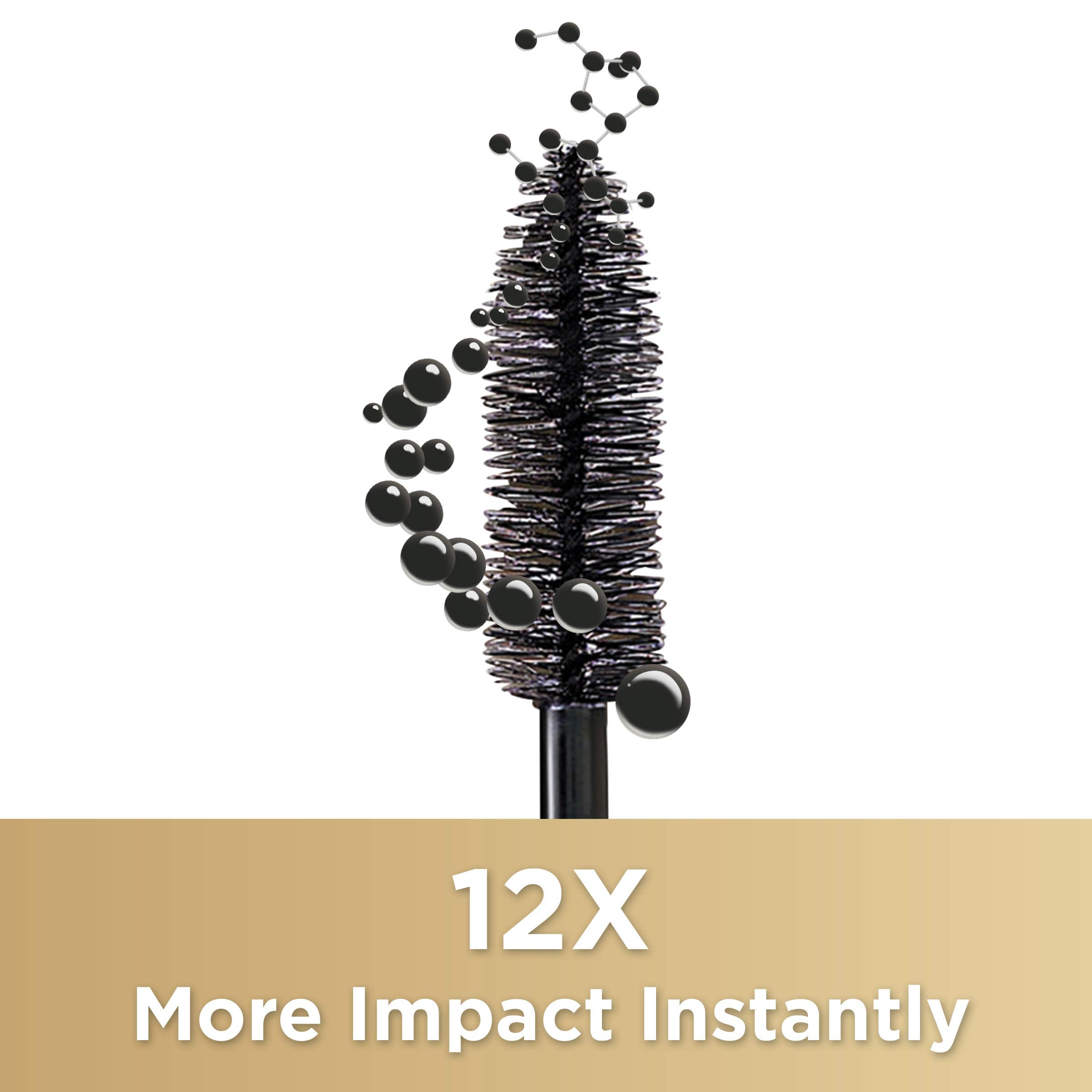 L’Oréal Paris Voluminous mascara applied on lashes showing clump-free finish