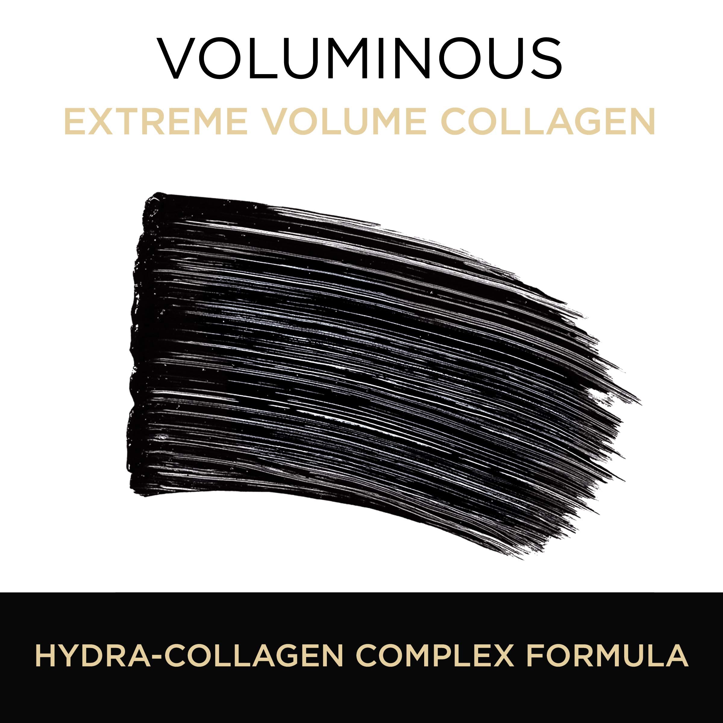 Packaging of L’Oréal Paris Voluminous mascara highlighting waterproof formula