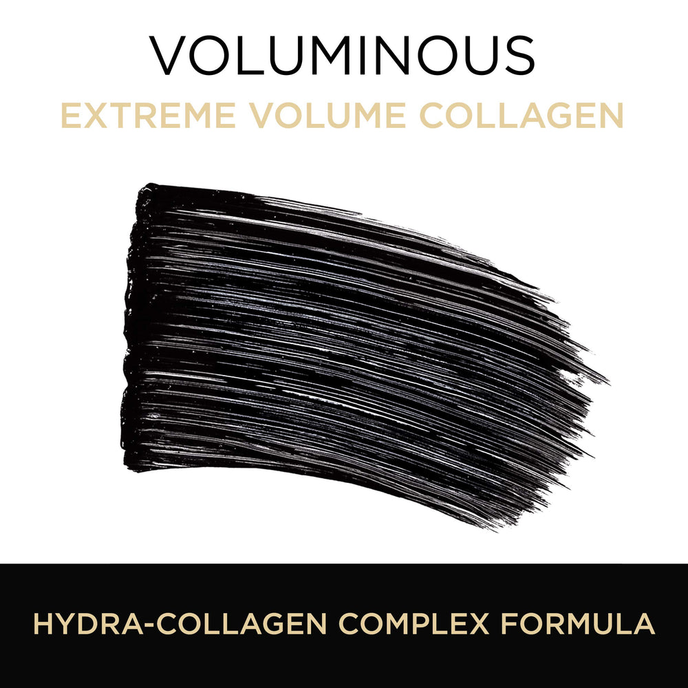 Packaging of L’Oréal Paris Voluminous mascara highlighting waterproof formula