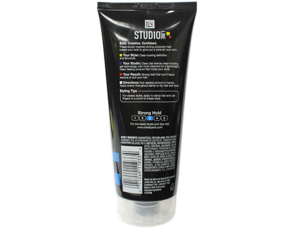 L'Oreal Studio Clean Gel value pack of two offers flexible control and shine.