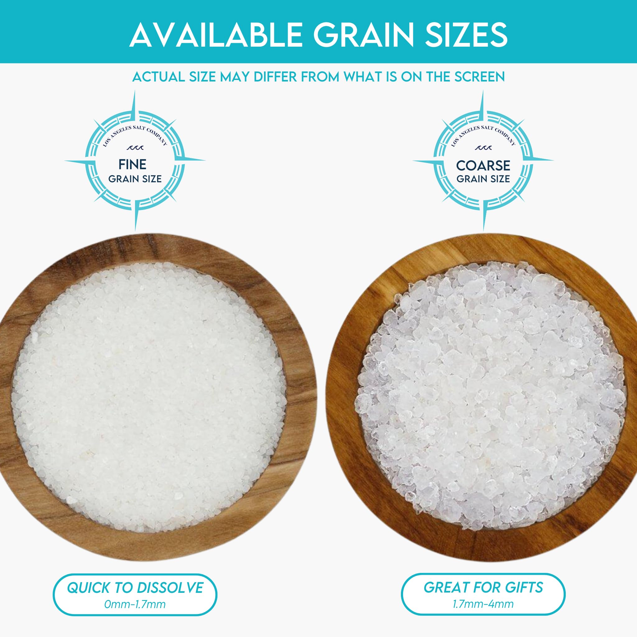 Los Angeles Salt Co. Dead Sea salt direct-from-source from Jordan shores.
