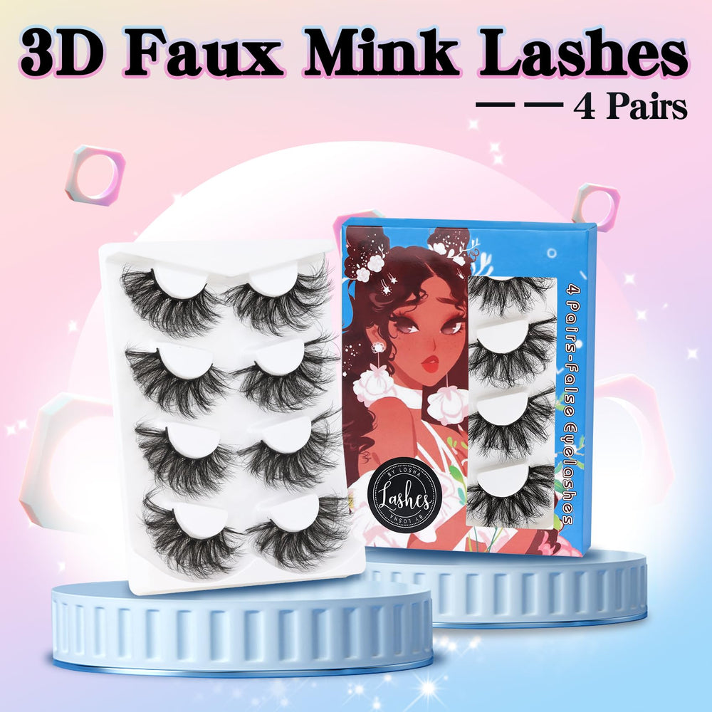 Losha 25mm lashes reusable up to 15 times with proper care.