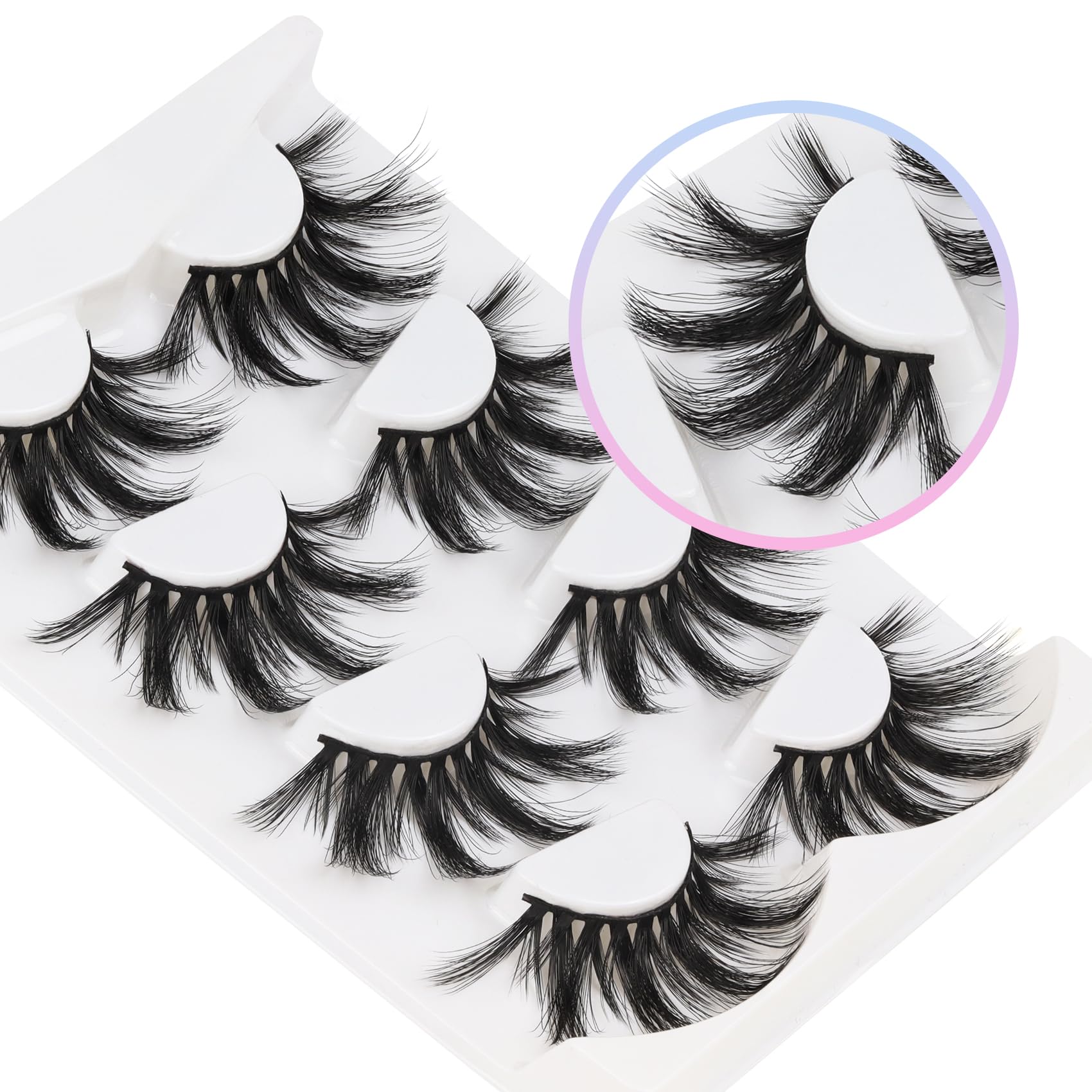 Losha cross-wispy texture creates a luxurious gaze