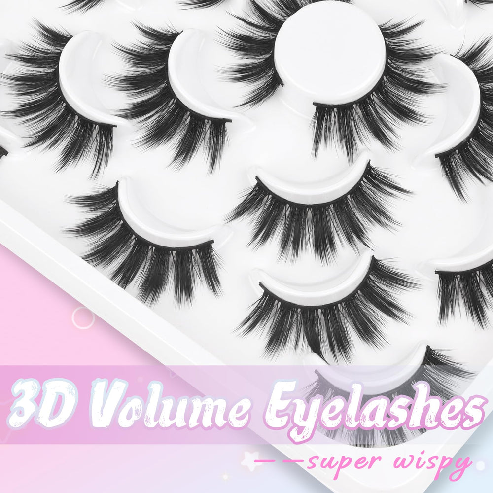 Losha cruelty-free synthetic fiber lashes crafted for bold lash lines.