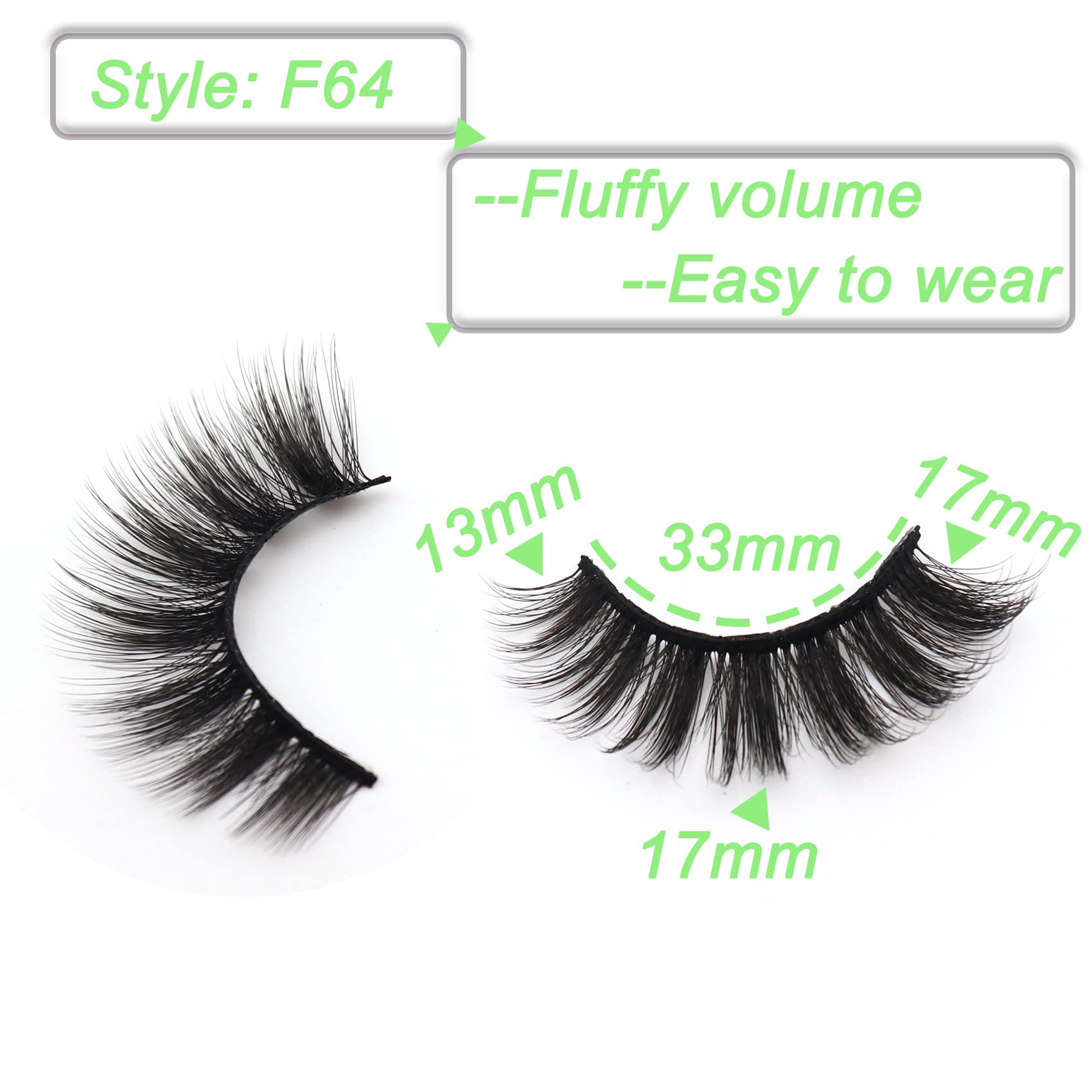 Losha 14-pairs pack provides a versatile lash collection for any look
