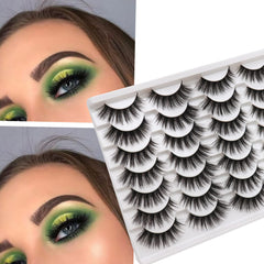 Losha handmade wispy faux mink lashes offer soft, feather-light comfort
