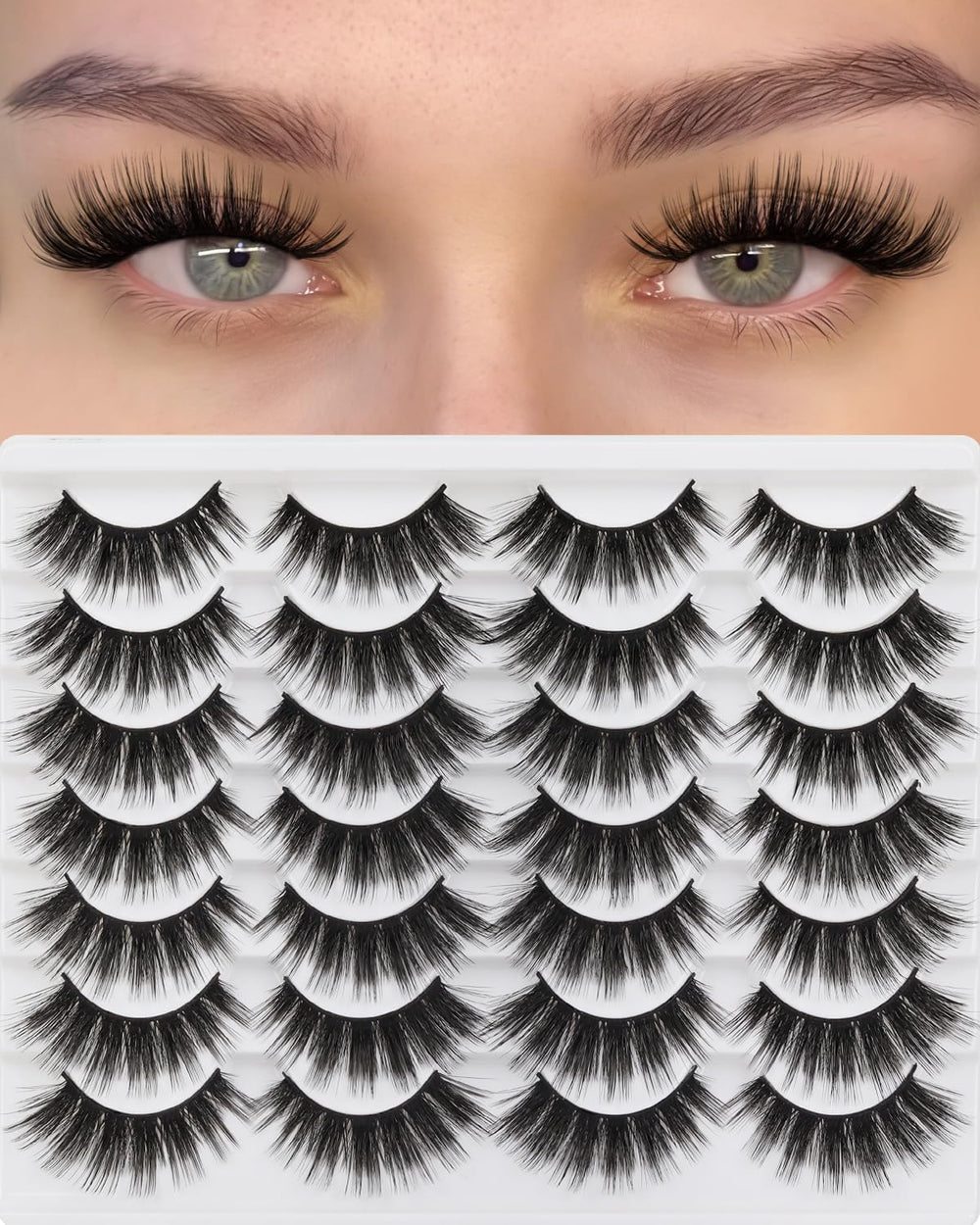 Losha natural-look faux mink lashes for daytime elegance