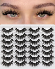 Losha natural-look faux mink lashes for daytime elegance