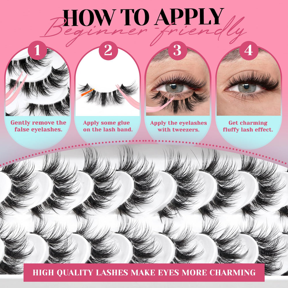Losha Lashes packaging display for easy storage
