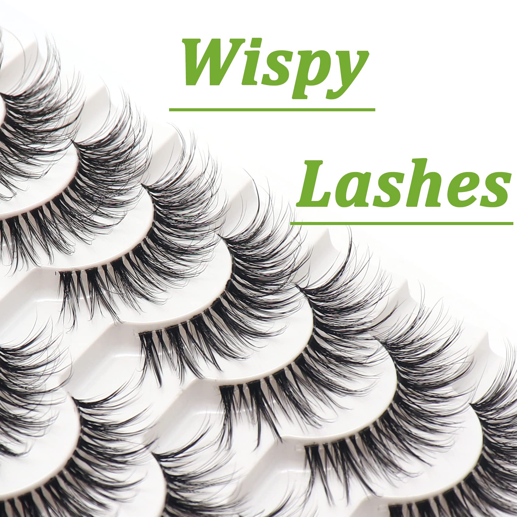 Losha reusable lashes suitable for seven wears with proper care.