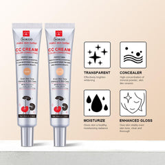 Loske CC Cream with SPF 25 protects against UV rays while you wear makeup.