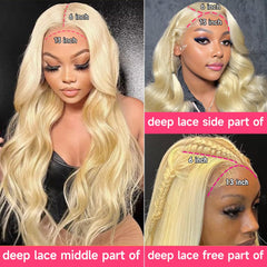 Lotulo 613 wig with bleached knots and baby hairs for realism.