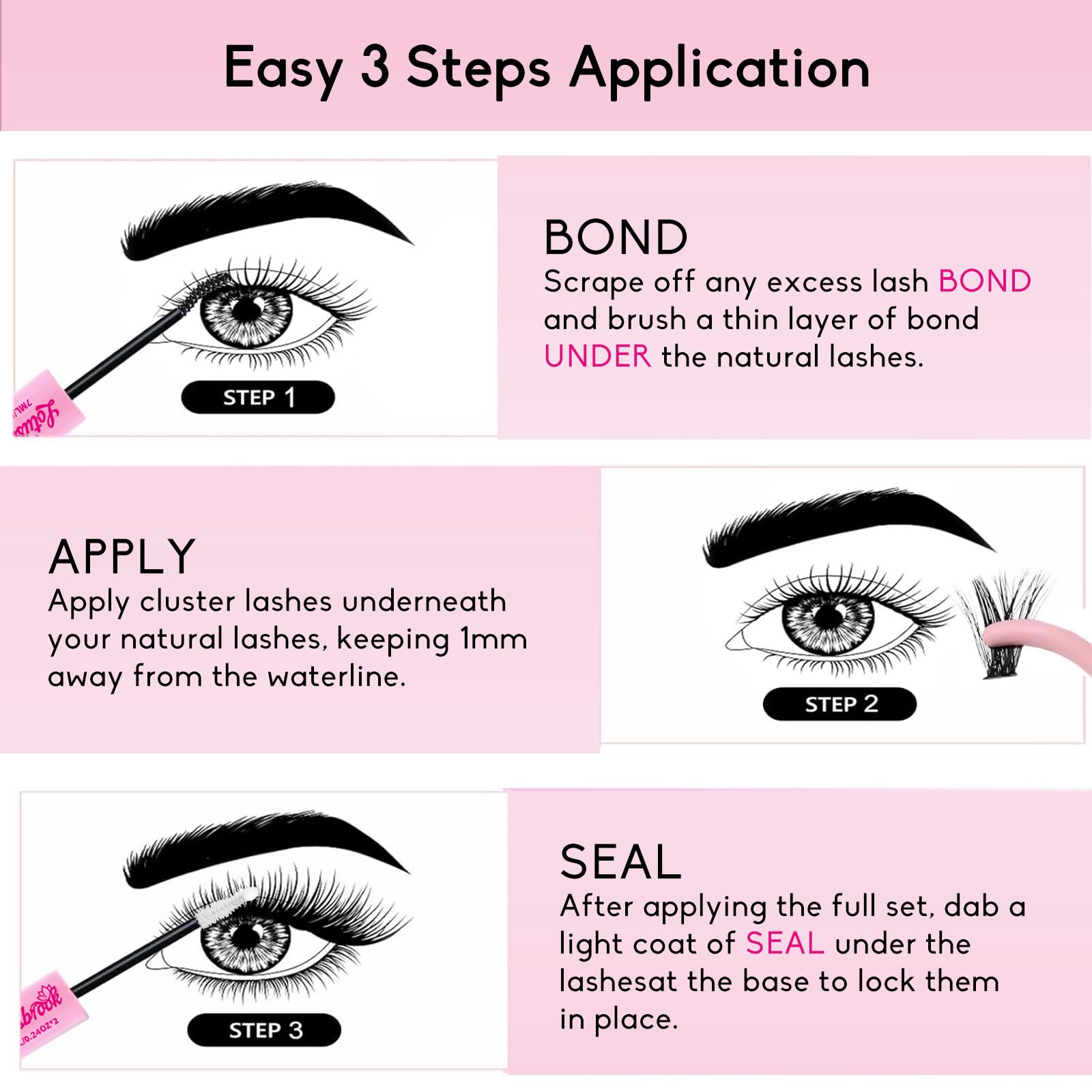 Seal stage image highlights waterproof, smudge-proof finish.