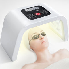 LOUDYKACA red-light face mask with 360-degree coverage for full facial care.