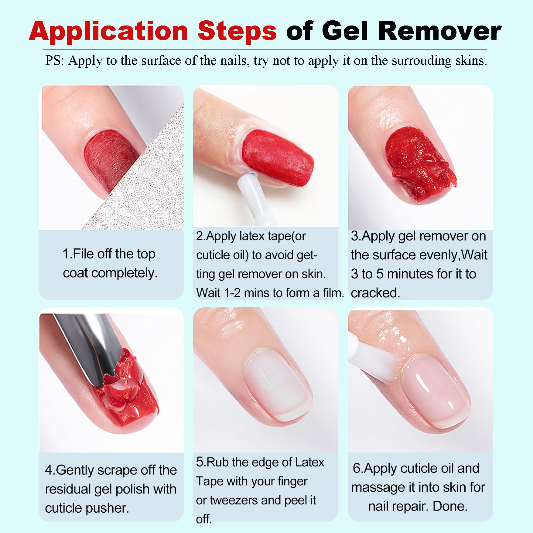 Louinstic complete remover kit displayed for gel manicures