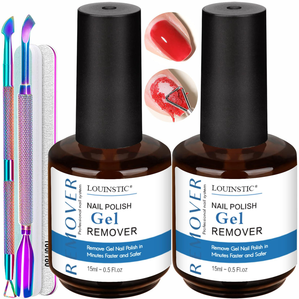 LOUINSTIC gel remover kit packaging ready for convenient home use