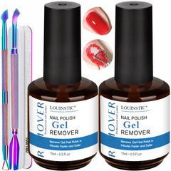 LOUINSTIC gel remover kit packaging ready for convenient home use