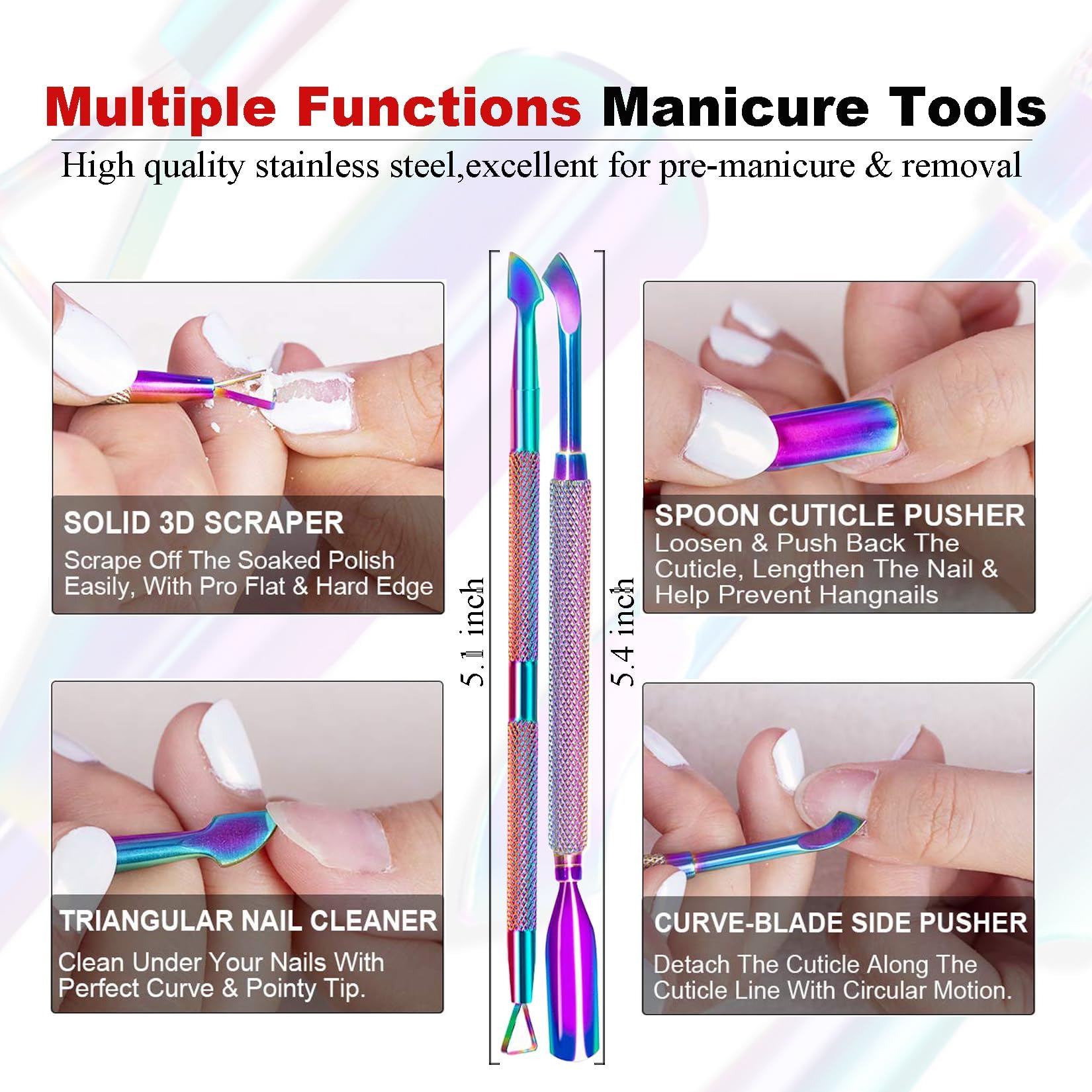 LOUINSTIC No-soak formula enables quick polish removal.