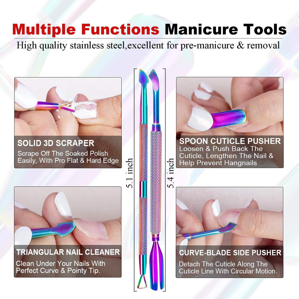 LOUINSTIC No-soak formula enables quick polish removal.