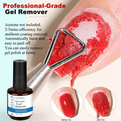 Louinstic liquid latex tape around nails protecting skin