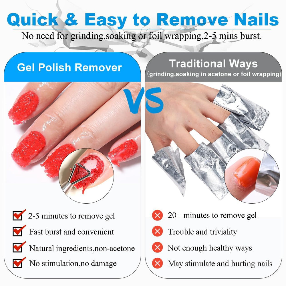 Louinstic stainless-steel nail pushers provide precise scraping control.