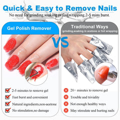 Louinstic stainless-steel nail pushers provide precise scraping control.