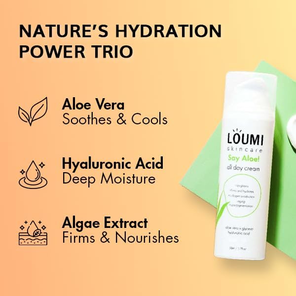 Close-up of LOUMI You Up? Eye Cream application