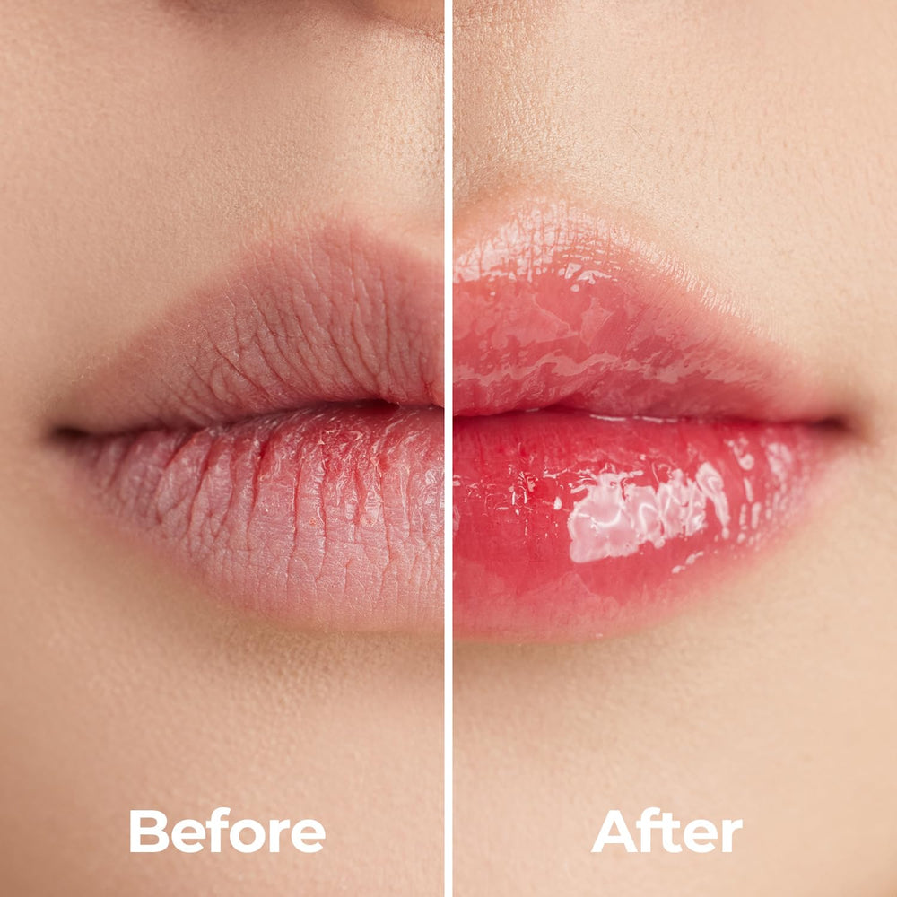 LOVB ending-rose shade in 0.14 oz bottle offers natural rosy lips.