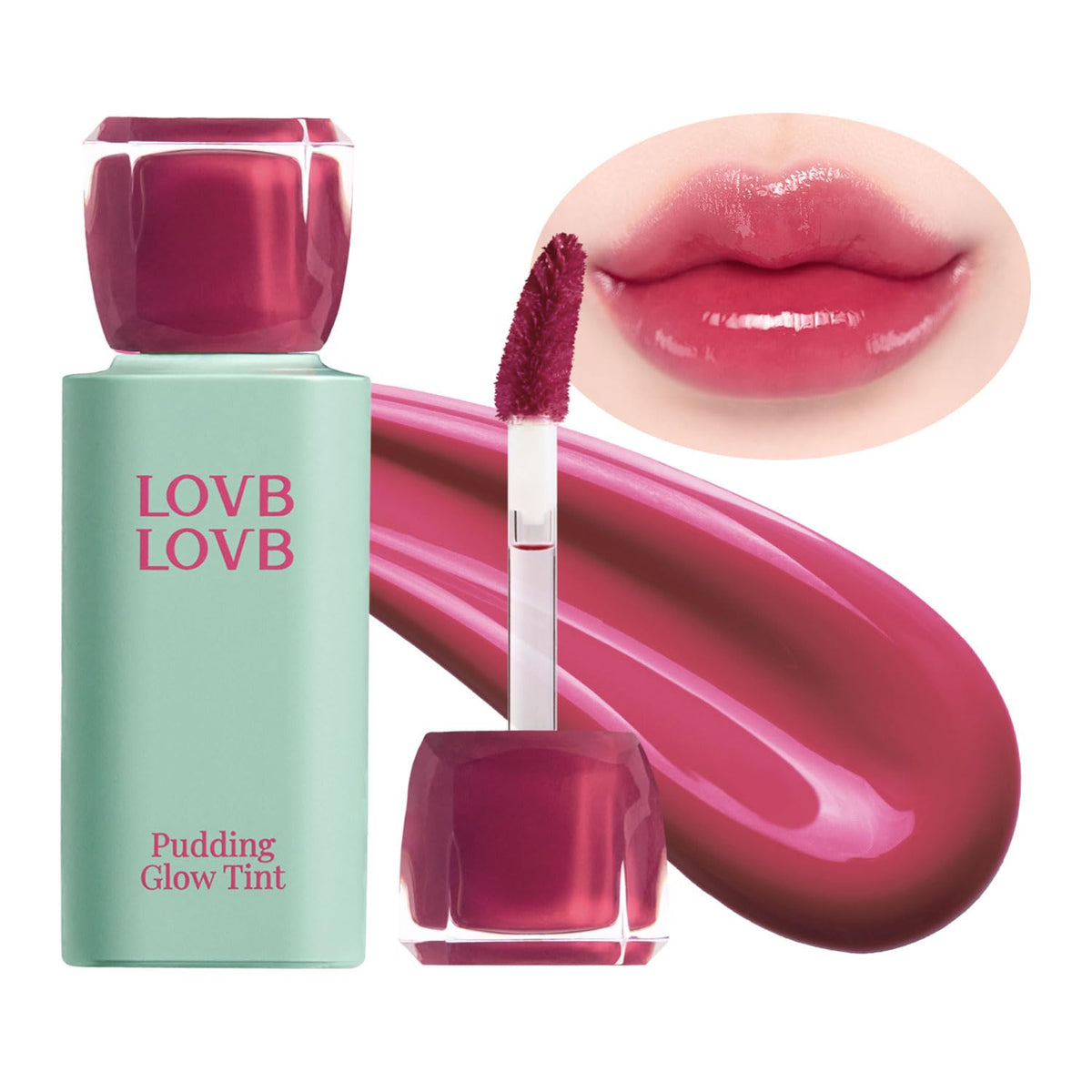 LOVB lip tint gloss-to-stain delivers vibrant, lasting color for daily wear.