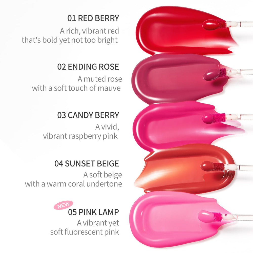 LOVB non-sticky hydration provides a soft, comfortable lip feel.