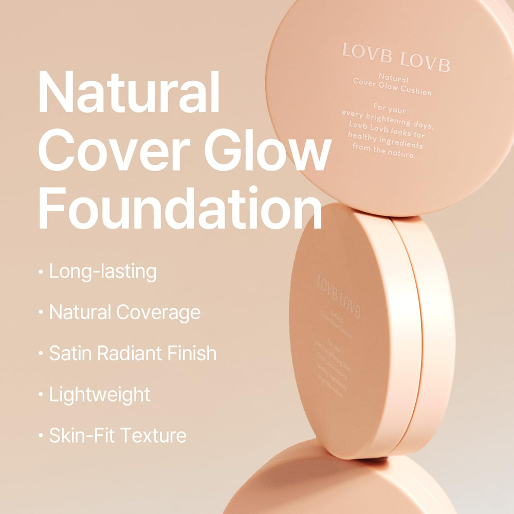 LOVB satin finish glow on skin showing smooth texture.
