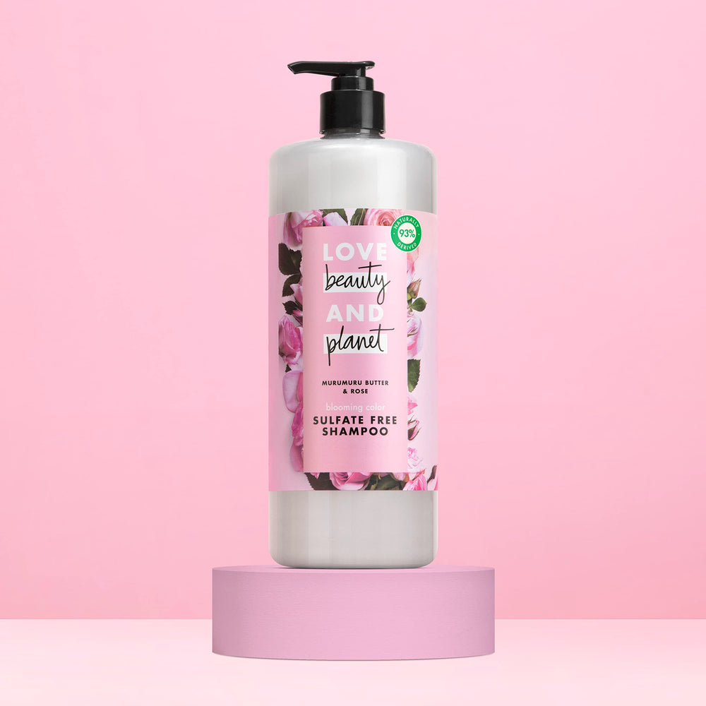 Love Beauty and Planet bottle is 100% recycled and recyclable for sustainability